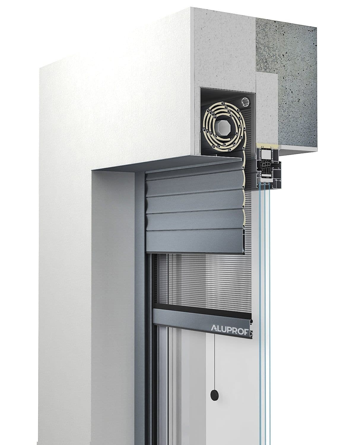 System rolet podtynkowych SP, SP-E — wizualizacja 1