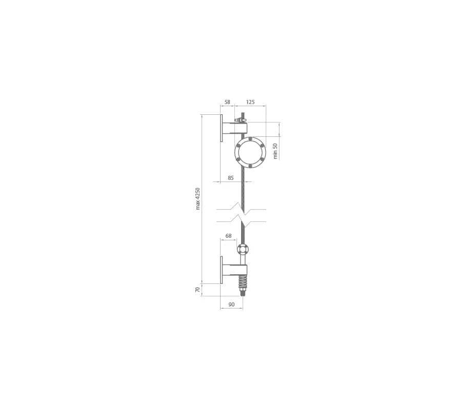 R 125 — rysunek techniczny 1
