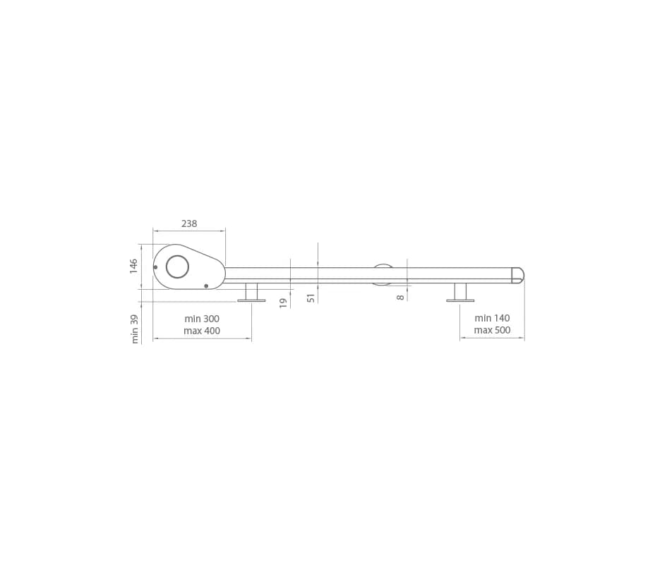 VERANDA — rysunek techniczny 1