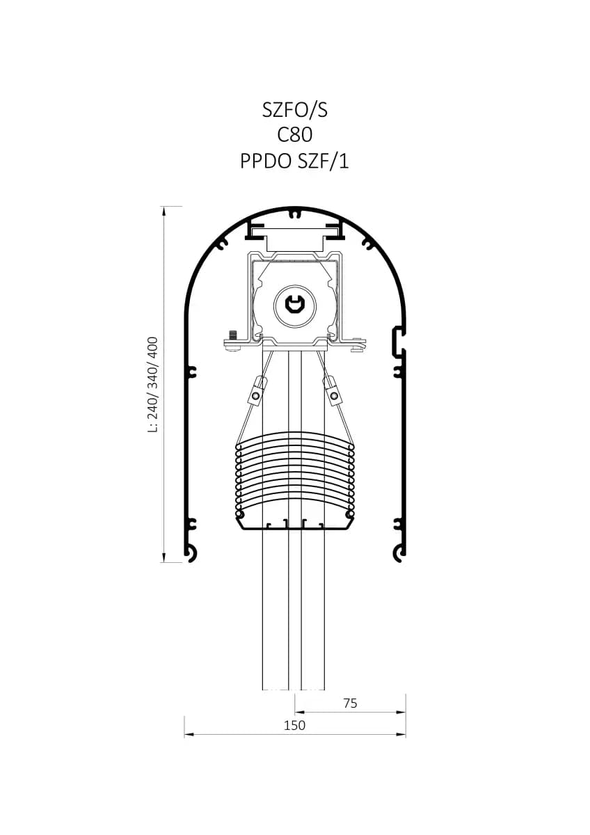 SkyFlow SZF S — rysunek techniczny 5