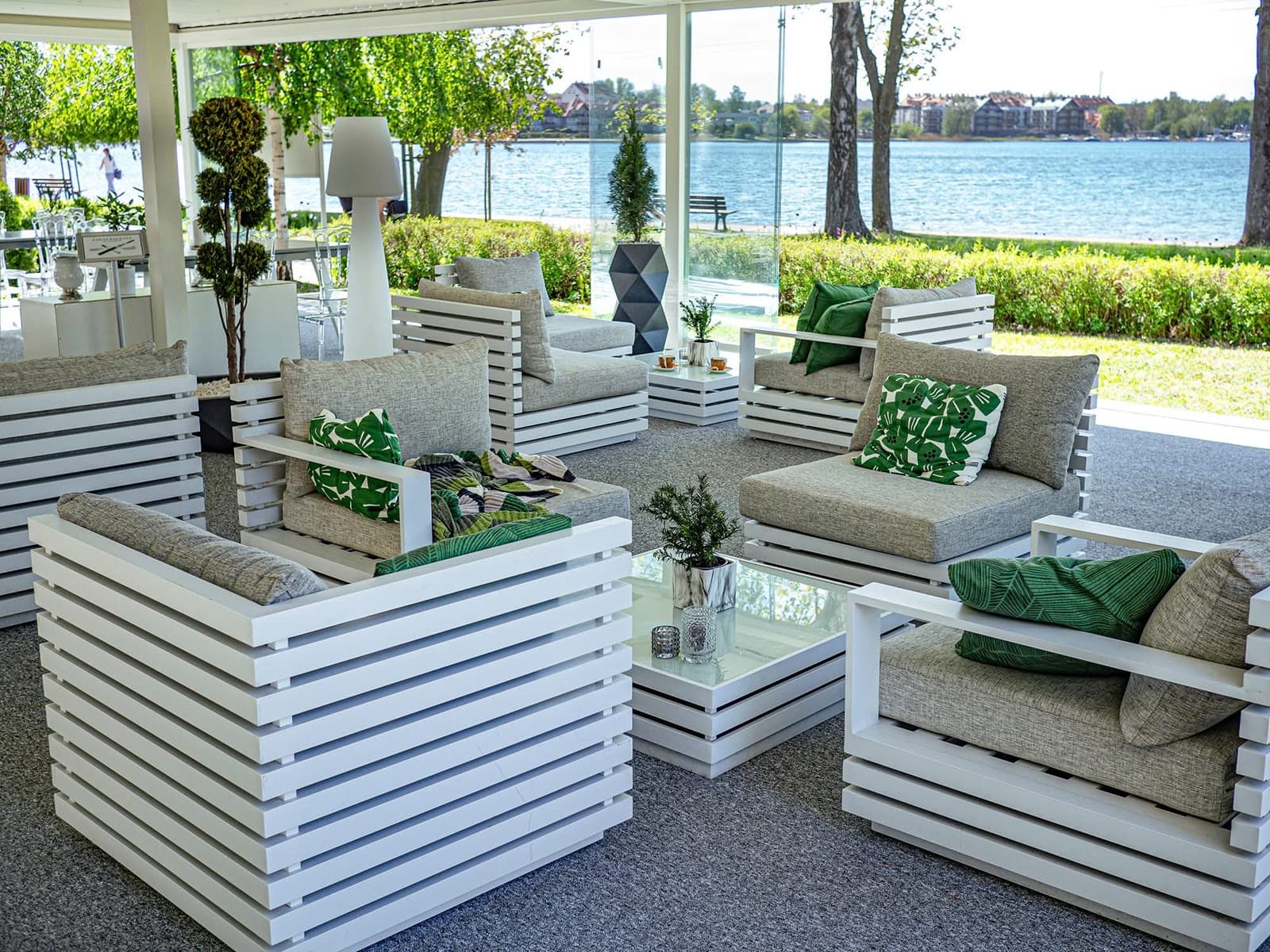 Pergola tkaninowa Tarasola Elegancy — lekka osłona tarasu przed słońcem