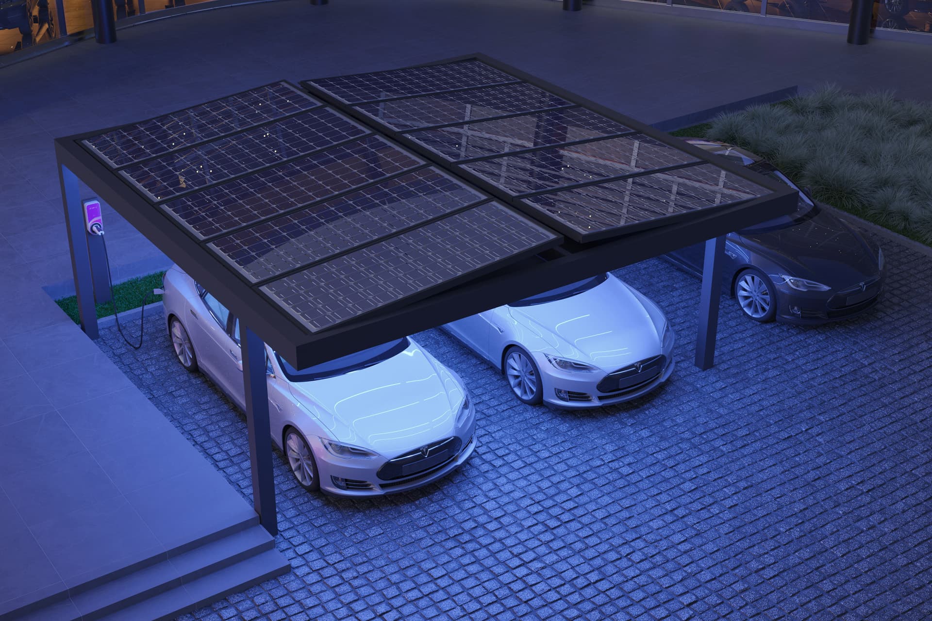 Tarasola Carport dwustanowiskowy — realizacja zadaszenia tarasowego w Trójmieście 6