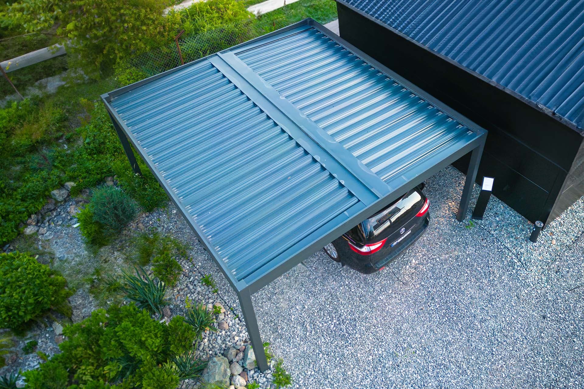 Tarasola Carport dwustanowiskowy — realizacja zadaszenia tarasowego w Trójmieście 8