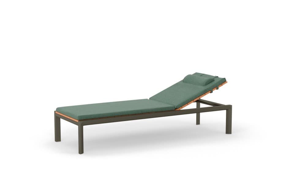 Leżak ogrodowy teak New York 1