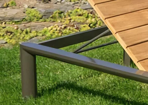Leżak ogrodowy teak New York 9