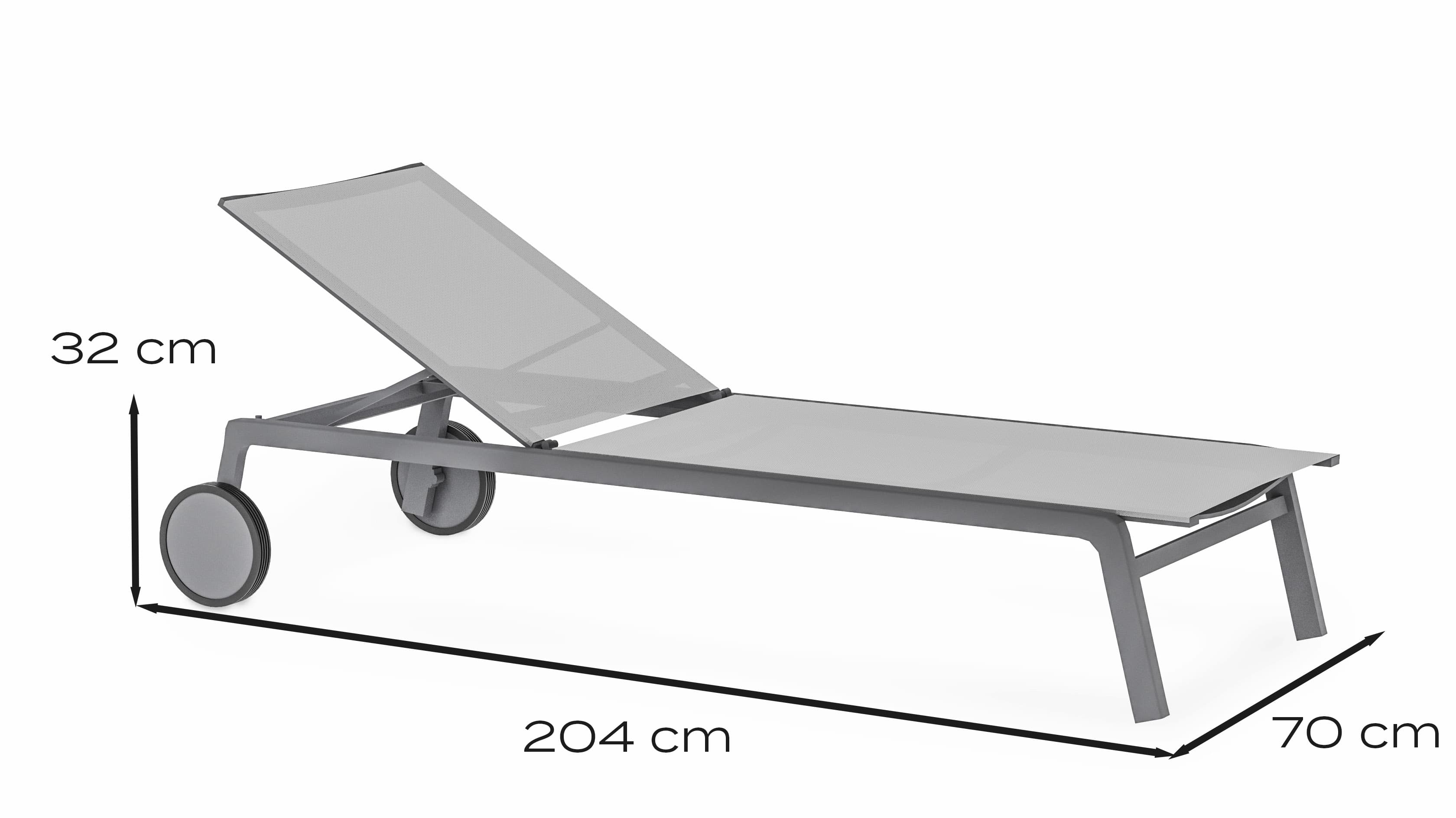 Leżak ogrodowy MADERA 7