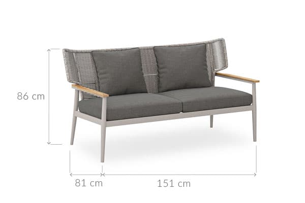 Sofa wypoczynkowa ogrodowa MILANO 7